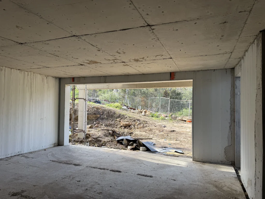 Garage doors opening