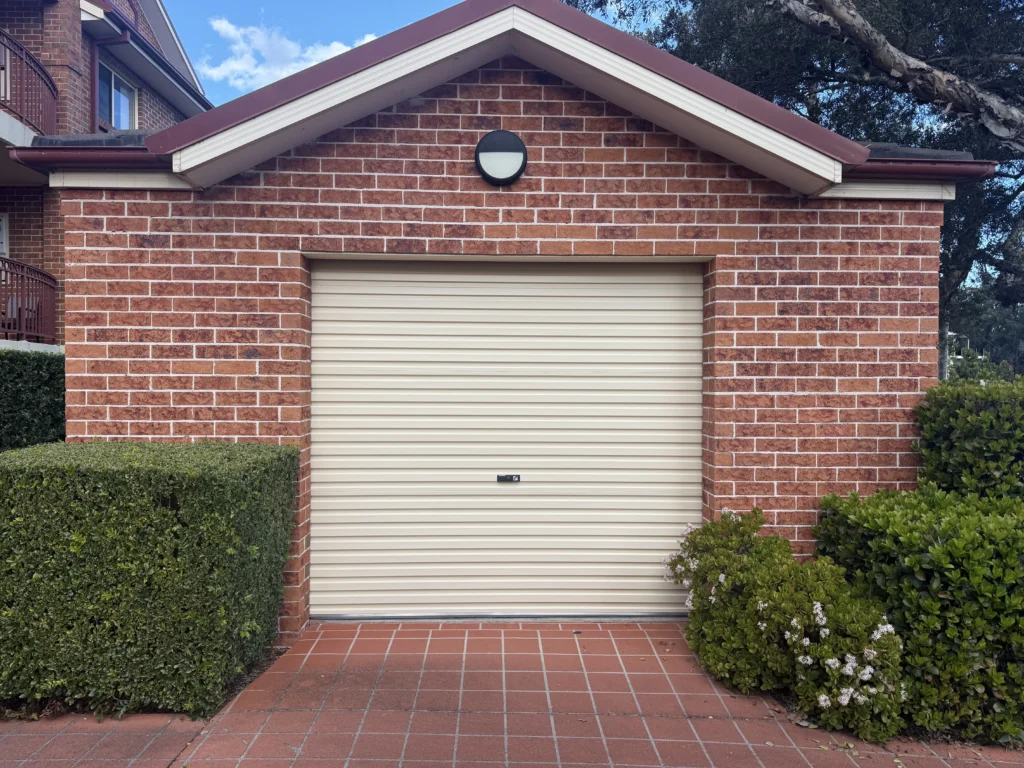 Cream Gliderol Roller Door