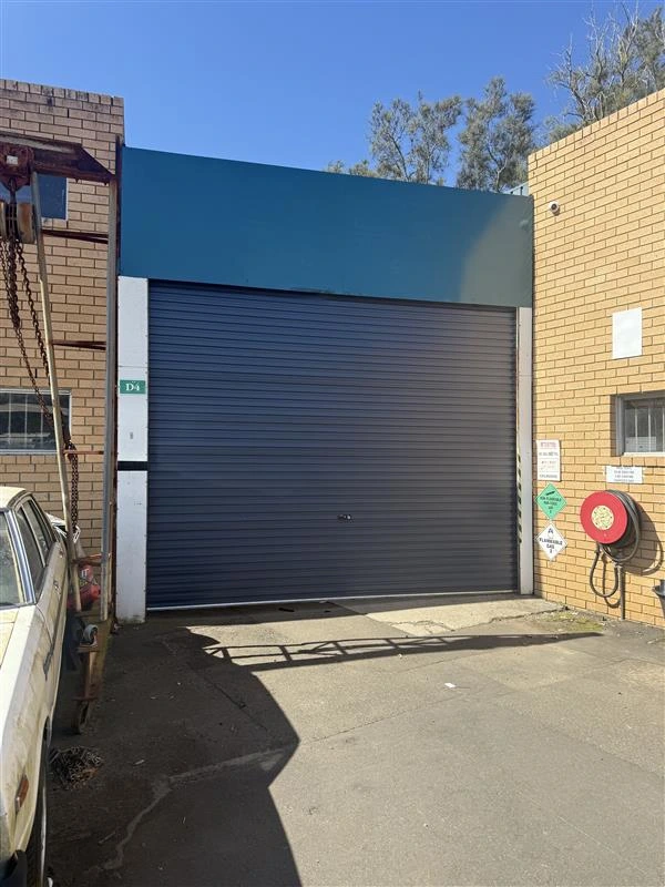 deep blue Gliderol double Roller Door