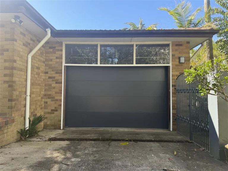 Ironstone flat smooth panel lift door