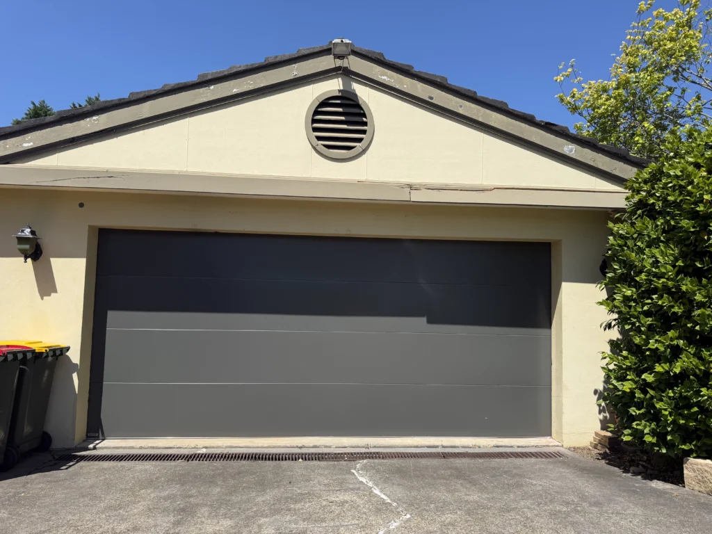 Woodland Grey Madison Smooth Sectional Door